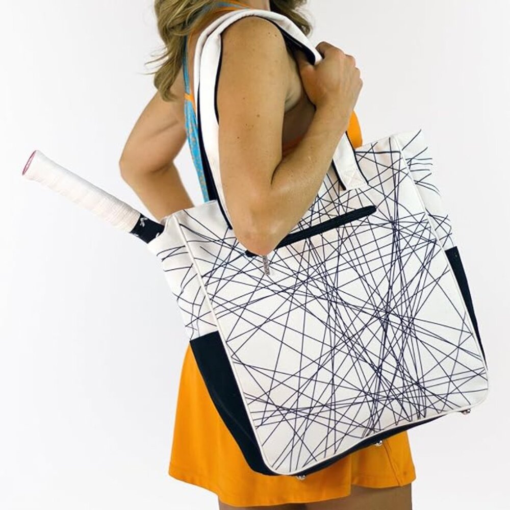 Vulcan Milan Tennis Tote Bag Large Capacity Shoulder Straps & Racket Pocket NEW